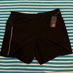 NWT VRST Men’s Accelerate 7” Short Pure Black Size XXL